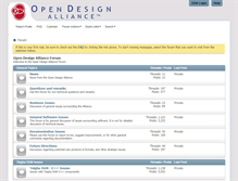 Tablet Screenshot of forum.opendesign.com